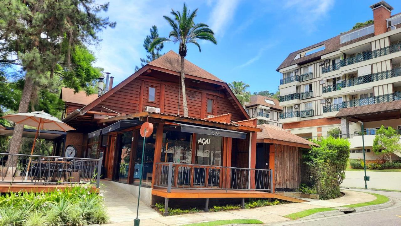 Flat 217 Granja Brasil - Com Piscina Em Itaipava Apartment เปโตรโปลิส ภายนอก รูปภาพ