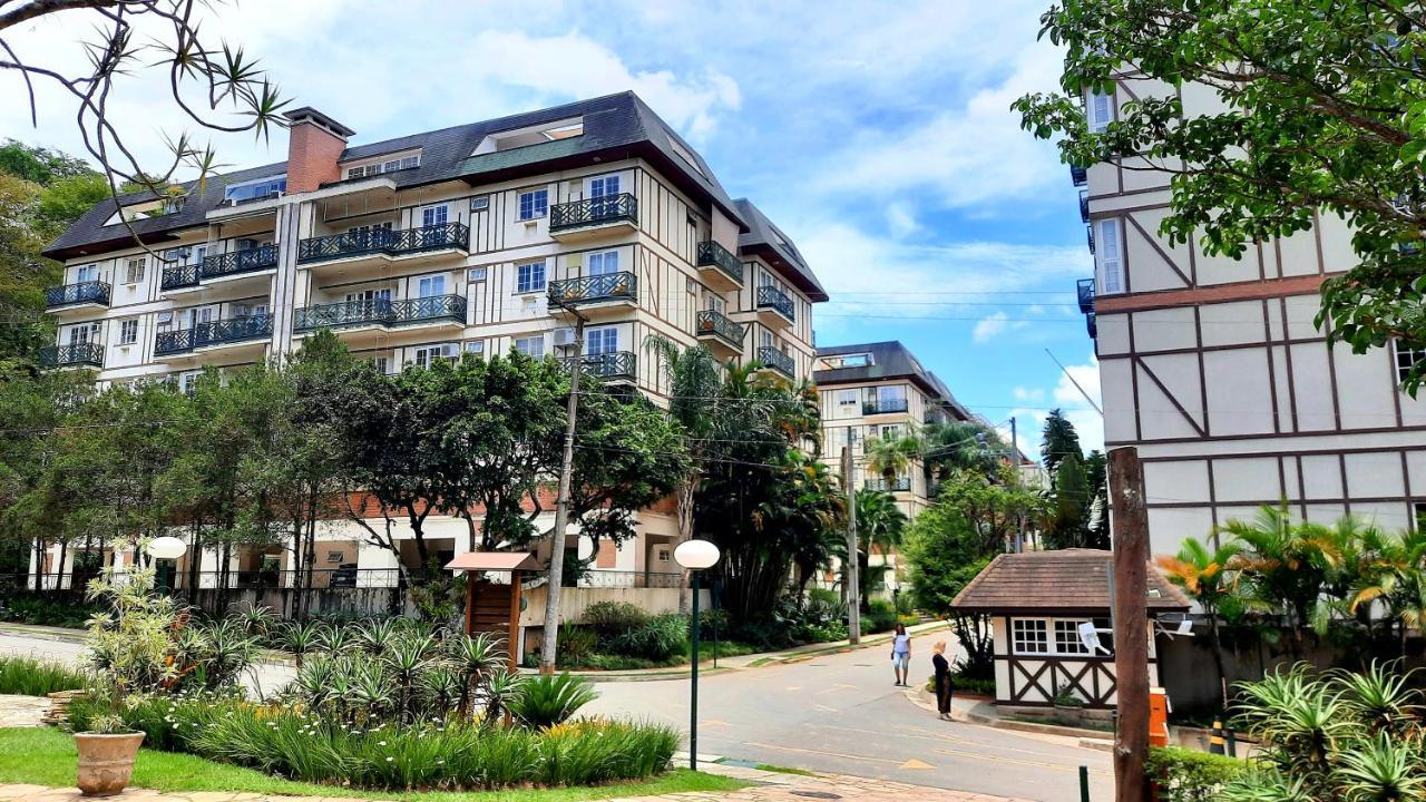 Flat 217 Granja Brasil - Com Piscina Em Itaipava Apartment เปโตรโปลิส ภายนอก รูปภาพ