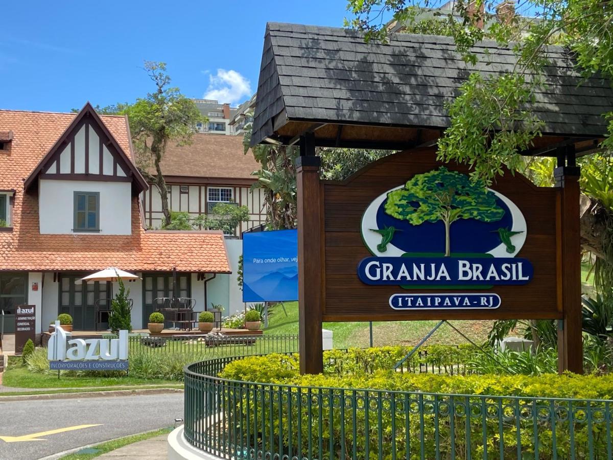 Flat 217 Granja Brasil - Com Piscina Em Itaipava Apartment เปโตรโปลิส ภายนอก รูปภาพ