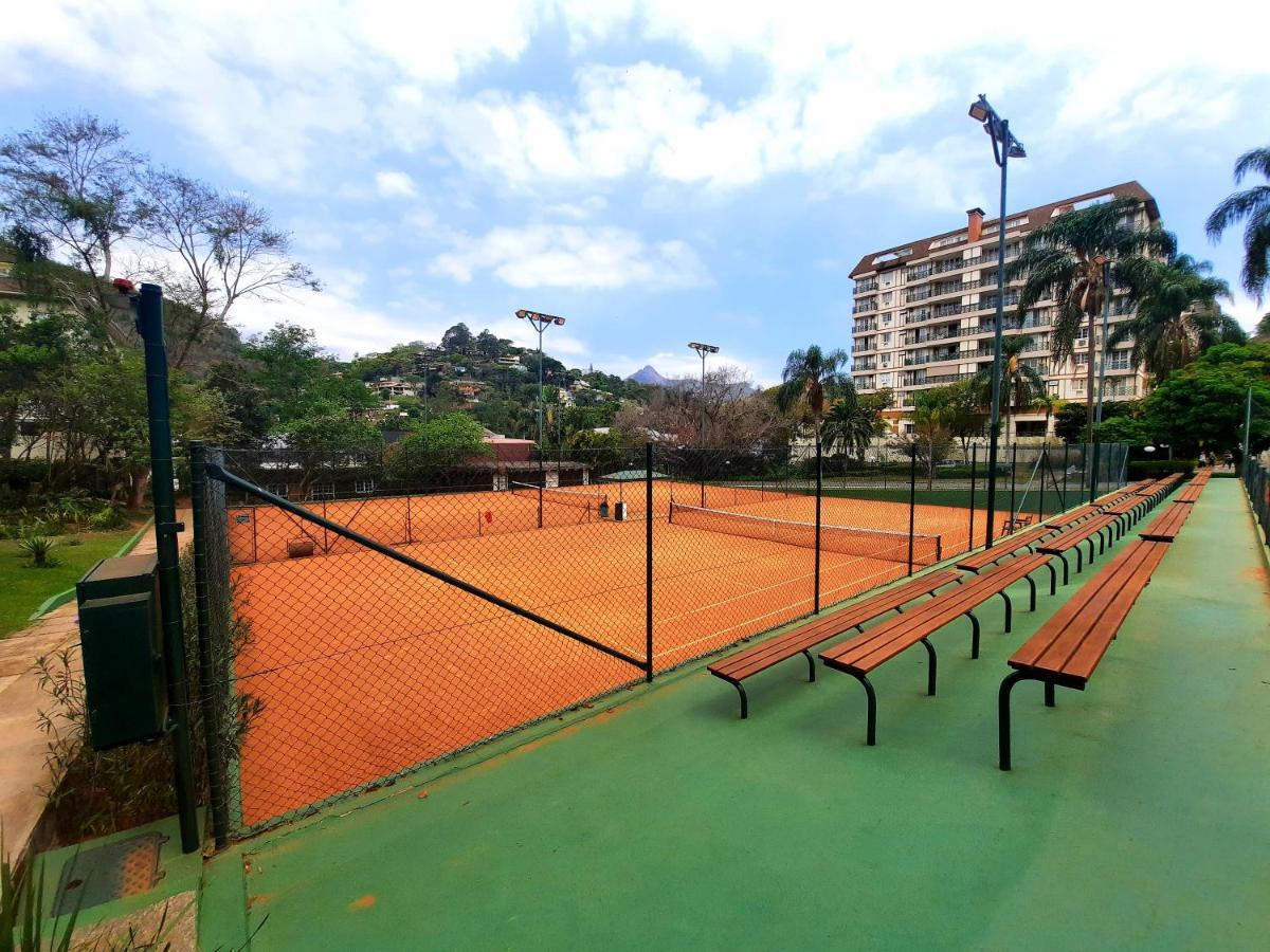Flat 217 Granja Brasil - Com Piscina Em Itaipava Apartment เปโตรโปลิส ภายนอก รูปภาพ