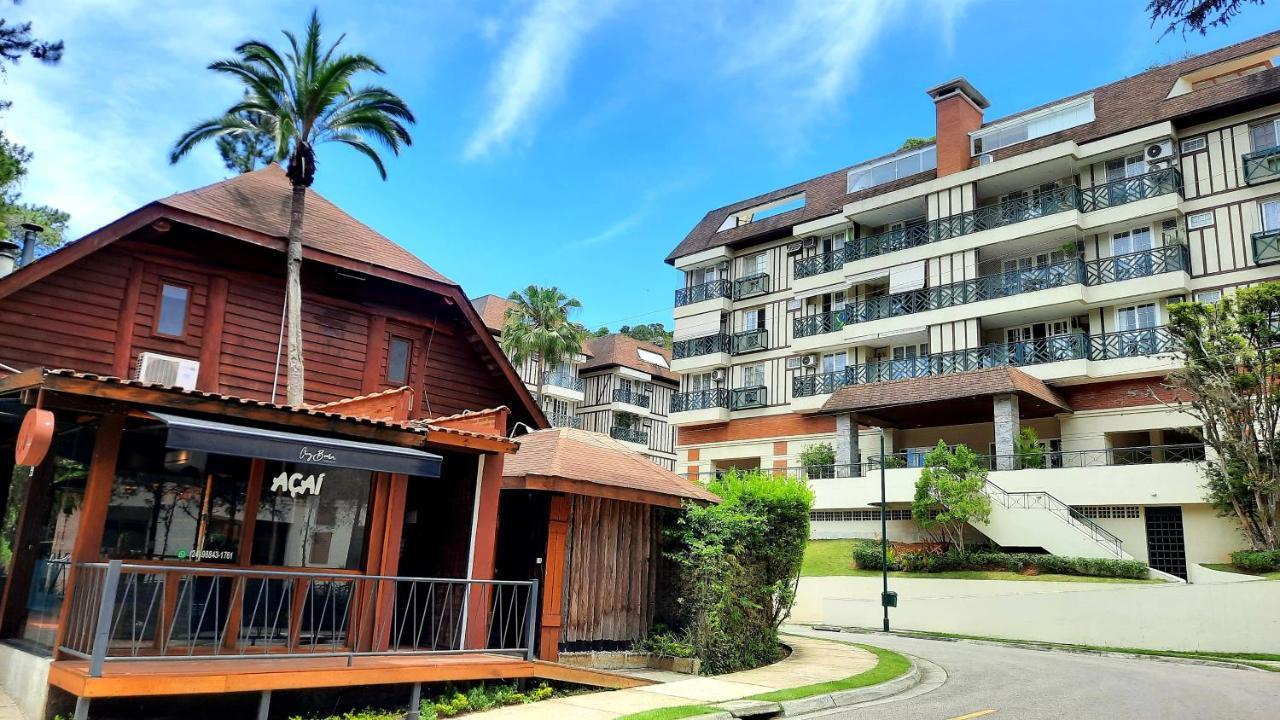Flat 217 Granja Brasil - Com Piscina Em Itaipava Apartment เปโตรโปลิส ภายนอก รูปภาพ