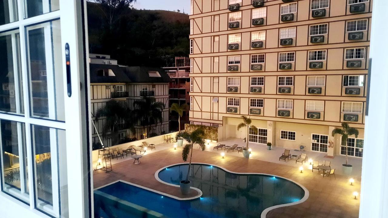 Flat 217 Granja Brasil - Com Piscina Em Itaipava Apartment เปโตรโปลิส ภายนอก รูปภาพ