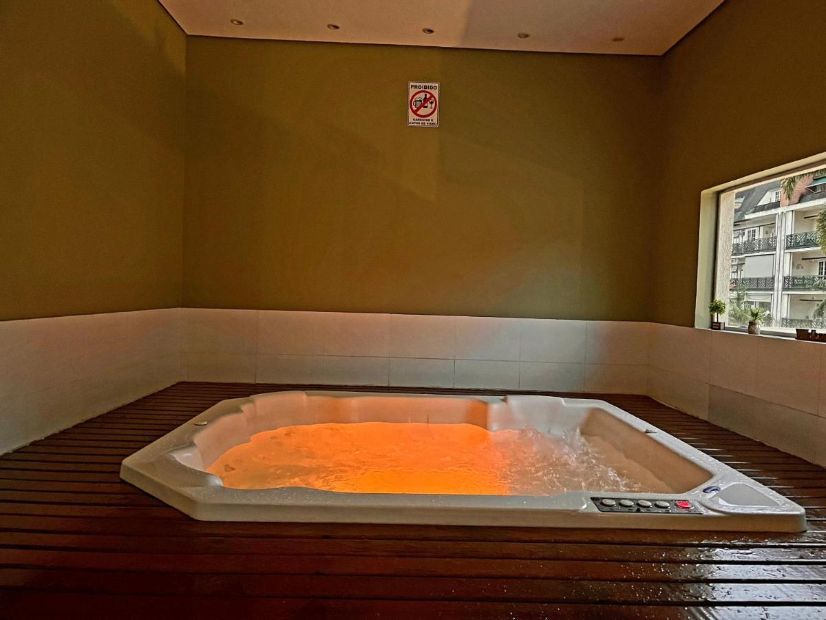 Flat 217 Granja Brasil - Com Piscina Em Itaipava Apartment เปโตรโปลิส ภายนอก รูปภาพ